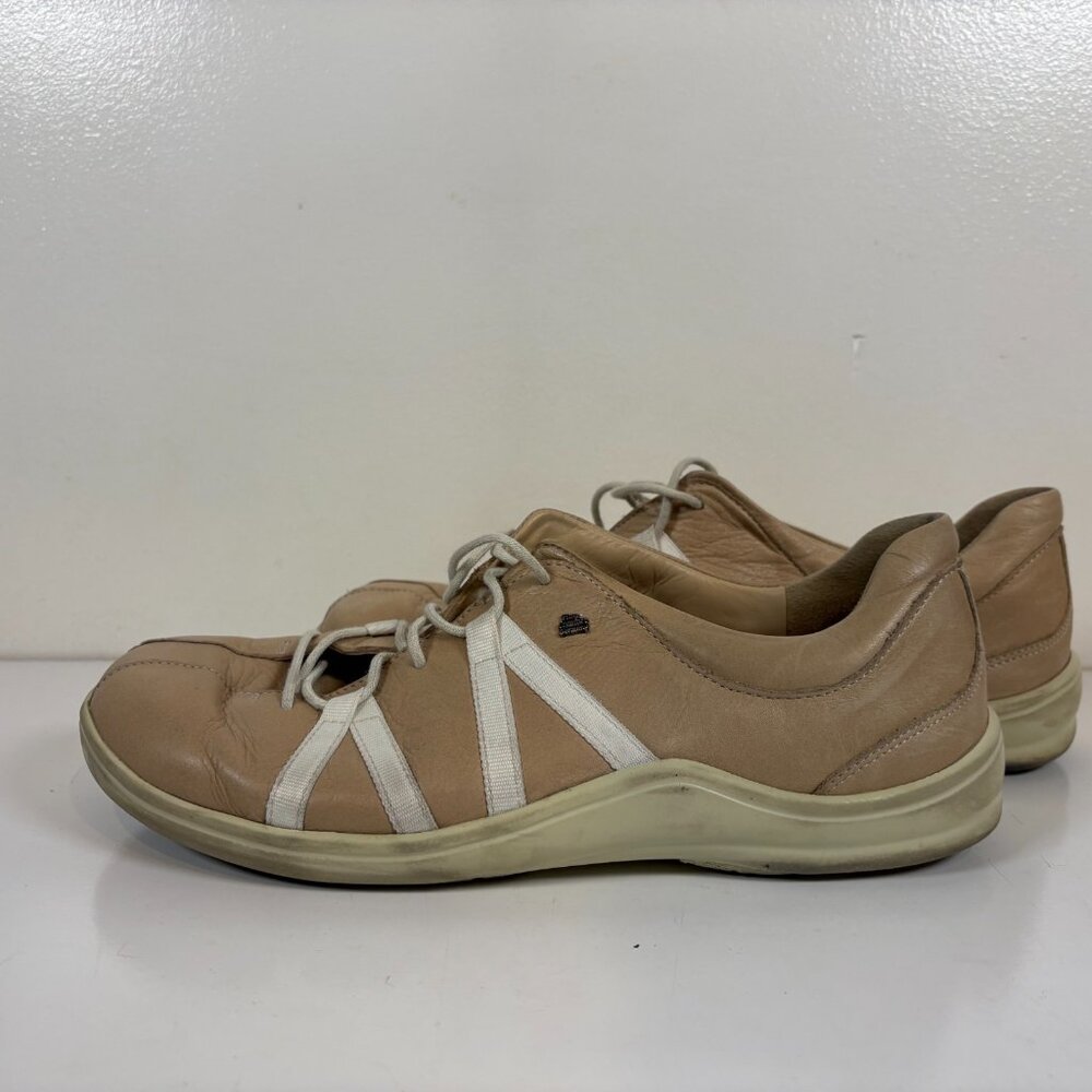 Finn Comfort Shoes Womens Size 10 Leather Pink Lace Up Germany Euro 42
